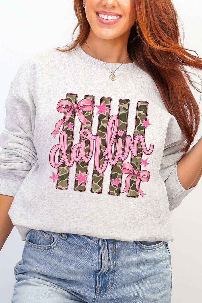 Pink Southern Darlin Heavy Blend Crew Sweatshirt product image 3