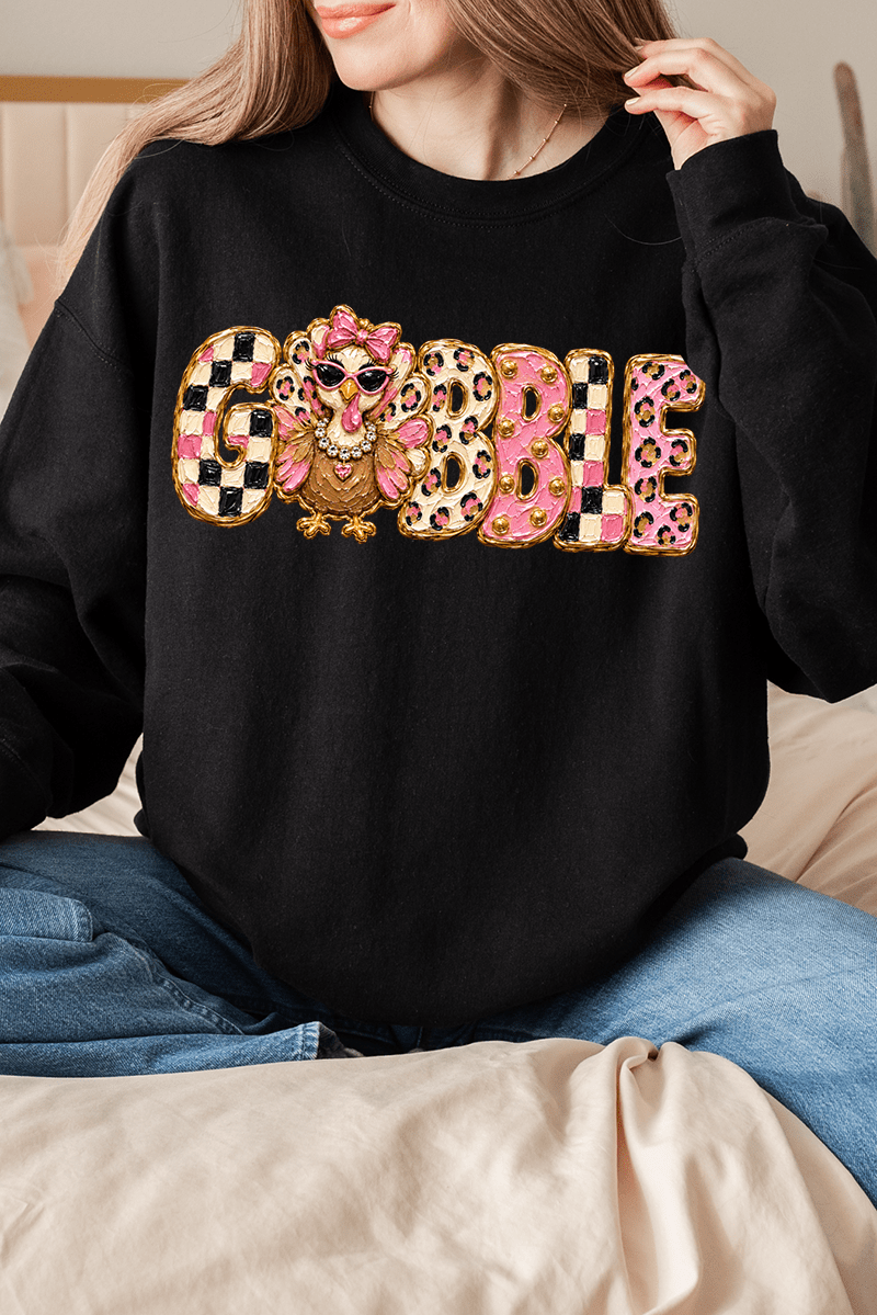 Gobble & Glam Heavy Blend Crew Sweatshirt product image 4