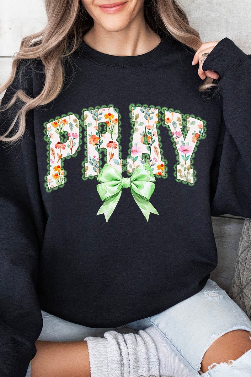Watercolor Petaled Pray Heavy Blend Crew Sweatshirt product image 4