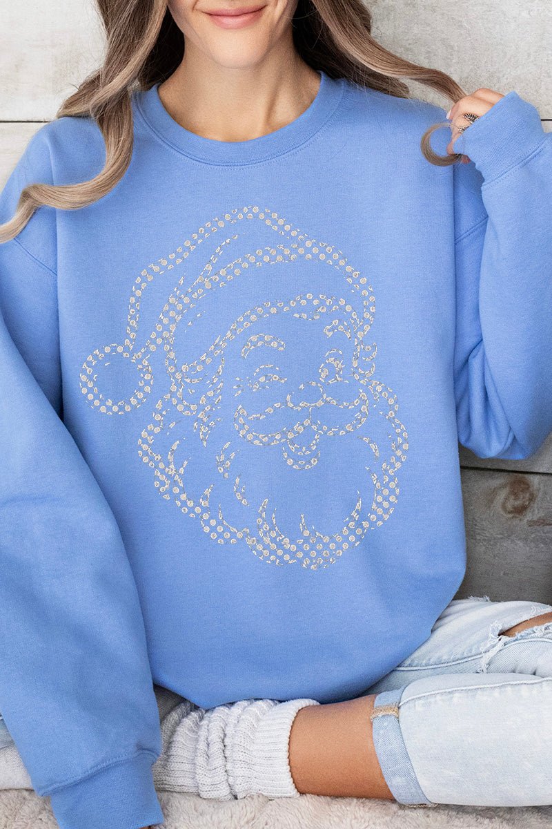 Classic Christmas Santa Heavy Blend Crew Sweatshirt product image 4