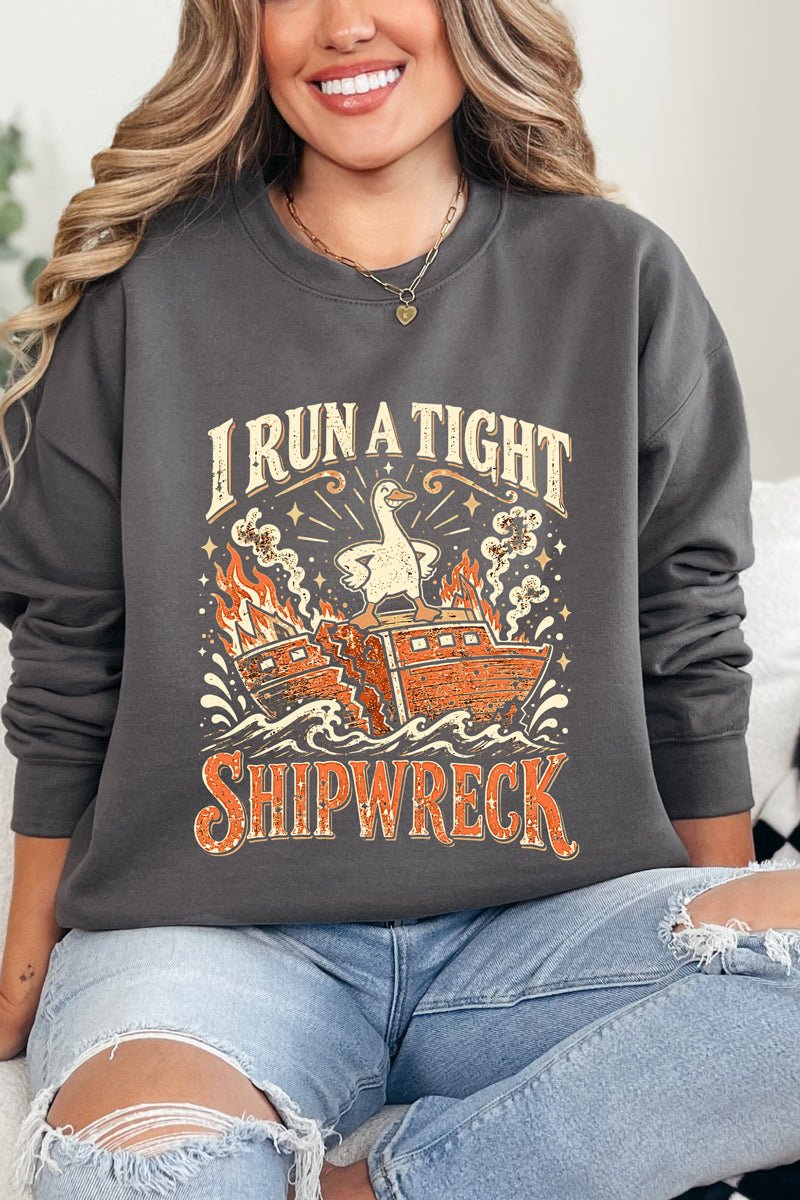 Tight Shipwreck Goose Heavy Blend Crew Sweatshirt product image 1