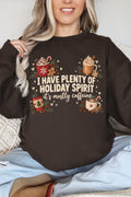 Caffeinated Holiday Spirit Heavy Blend Crew Sweatshirt product image 1