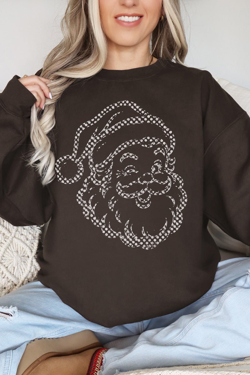 Classic Christmas Santa Heavy Blend Crew Sweatshirt product image 5