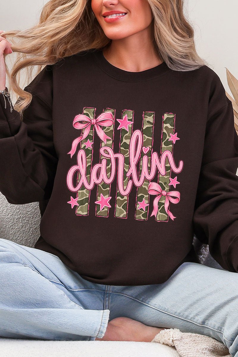 Pink Southern Darlin Heavy Blend Crew Sweatshirt product image 4