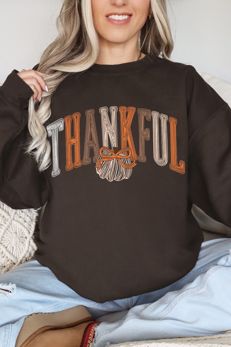 Thankful Sketch Heavy Blend Crew Sweatshirt product image 3