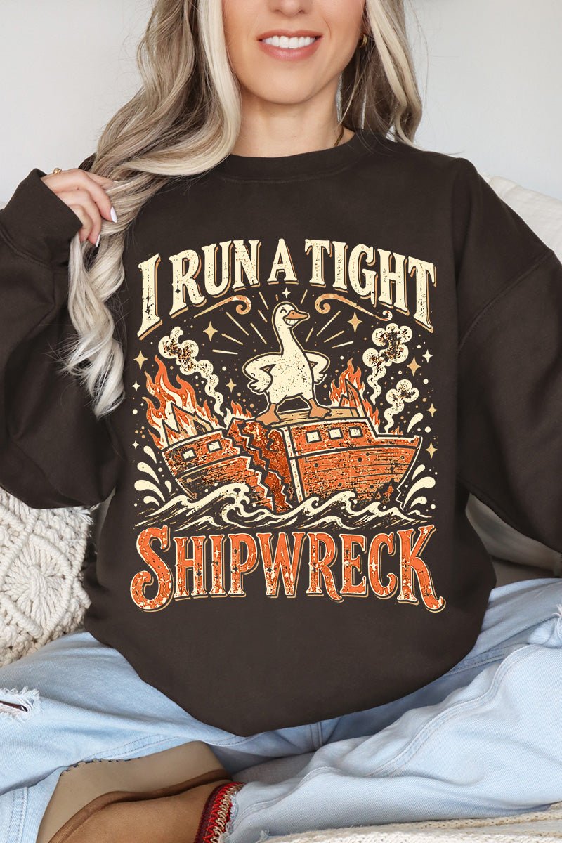 Tight Shipwreck Goose Heavy Blend Crew Sweatshirt product image 4