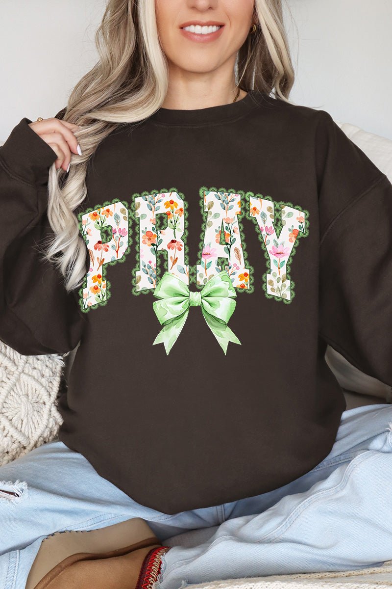 Watercolor Petaled Pray Heavy Blend Crew Sweatshirt product image 6