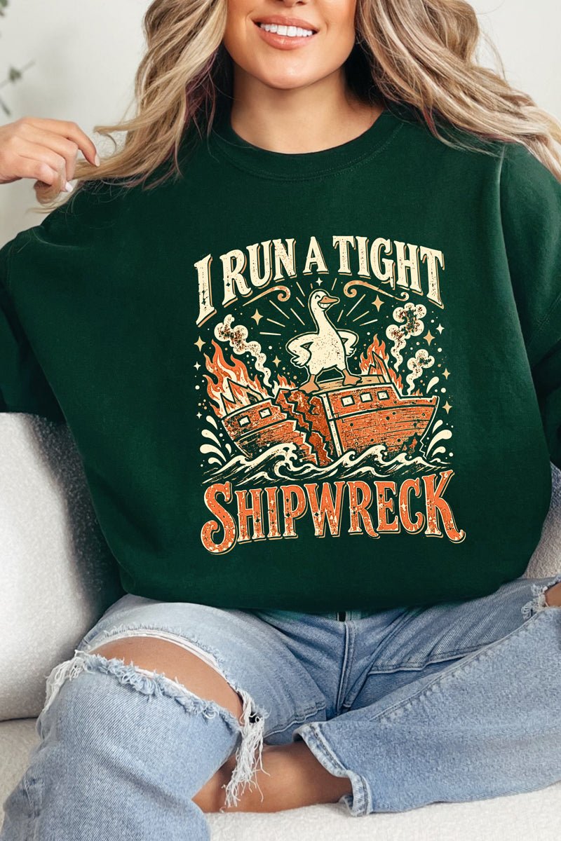Tight Shipwreck Goose Heavy Blend Crew Sweatshirt product image 5