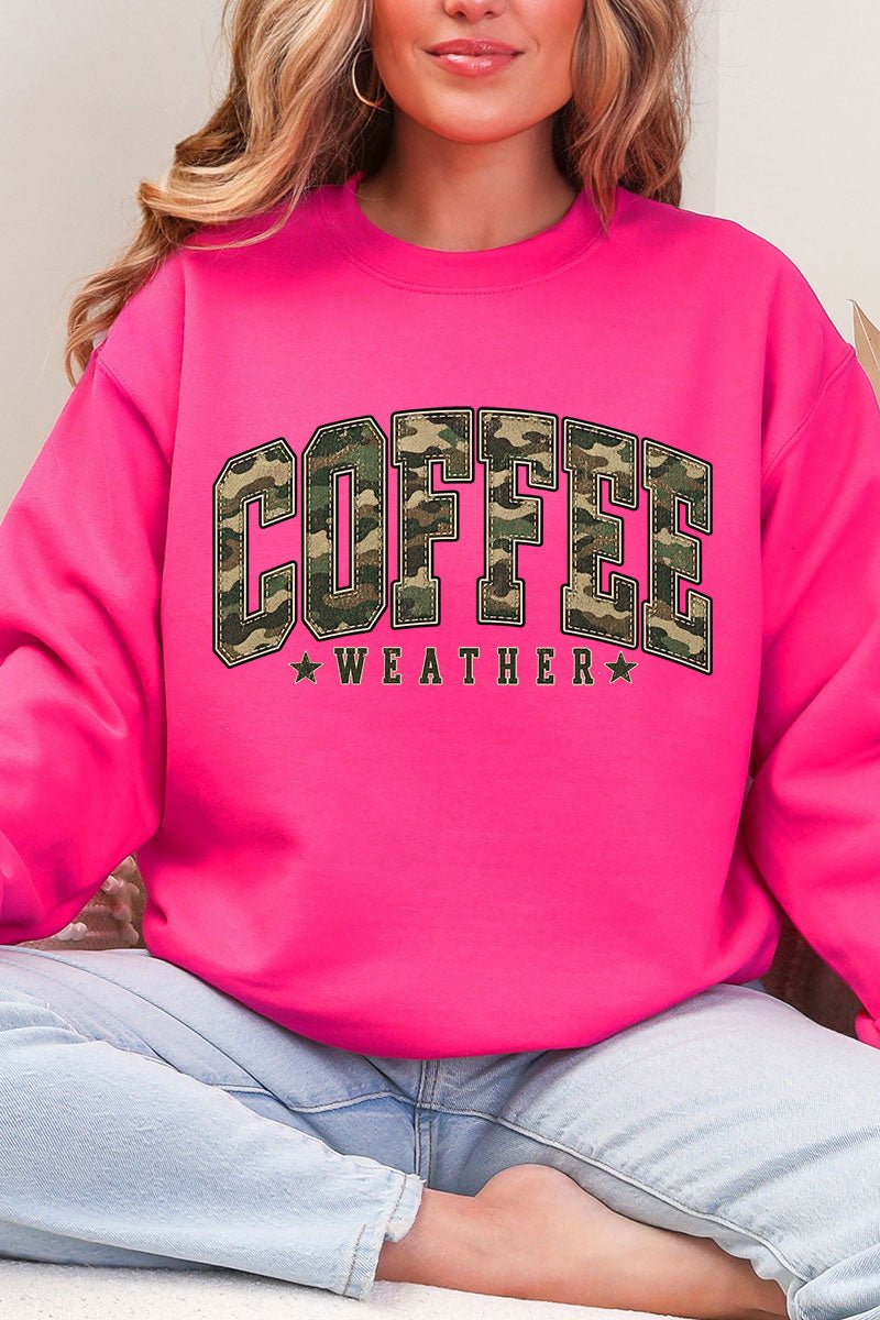 Camo Coffee Weather Heavy Blend Crew Sweatshirt product image 4