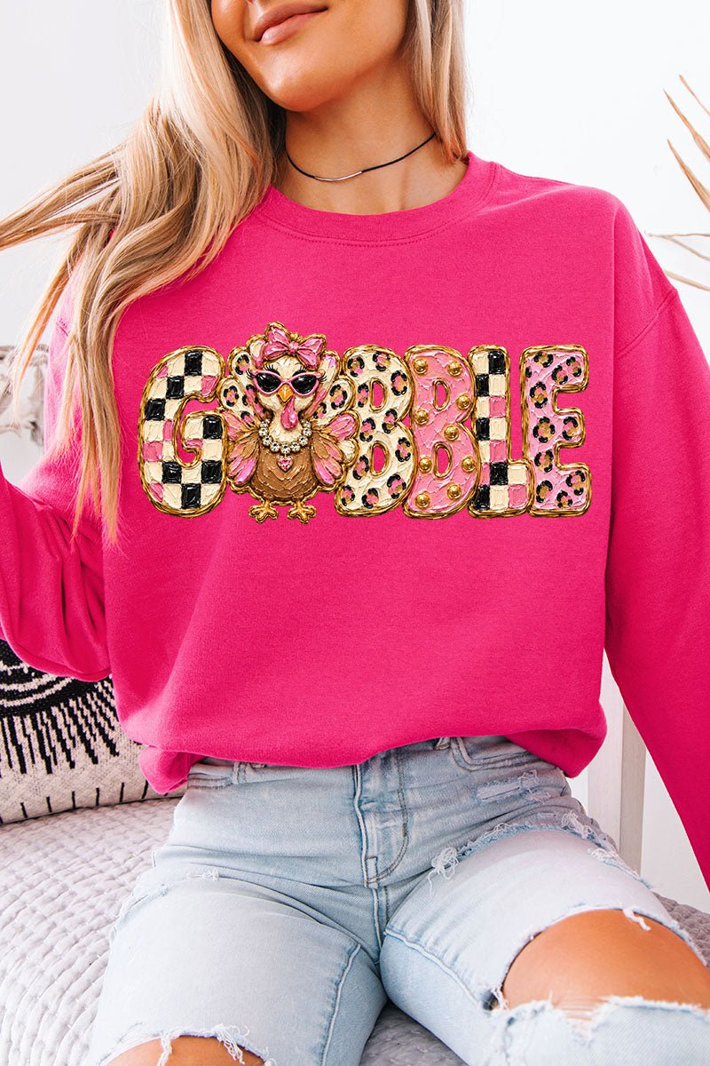 Gobble & Glam Heavy Blend Crew Sweatshirt product image 5