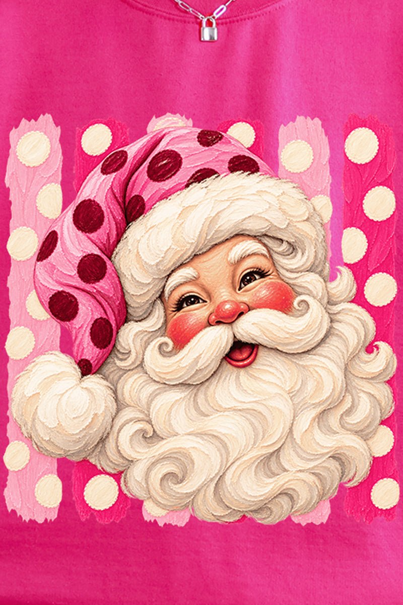 Pink Dot Jolly Santa Heavy Blend Crew Sweatshirt product image 2