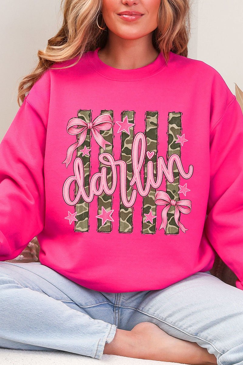 Pink Southern Darlin Heavy Blend Crew Sweatshirt product image 5
