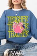 Apple For The Teacher Heavy Blend Crew Sweatshirt product image 1