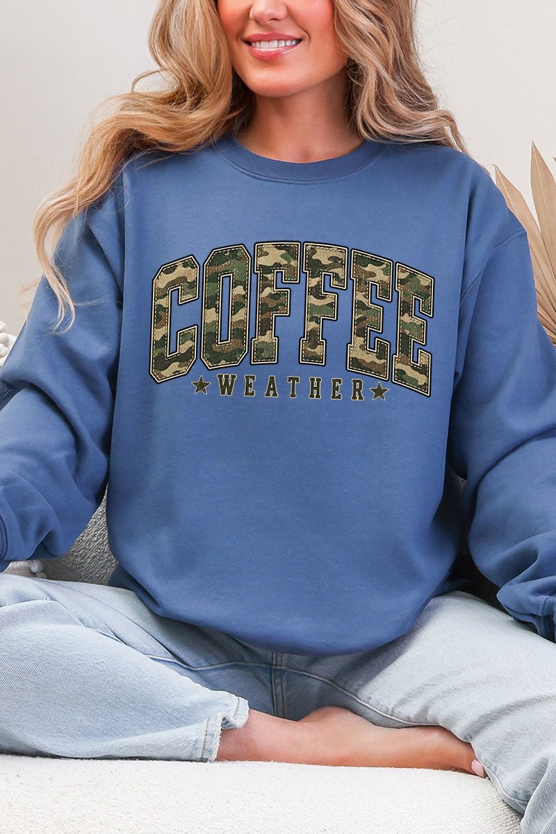 Camo Coffee Weather Heavy Blend Crew Sweatshirt product image 5