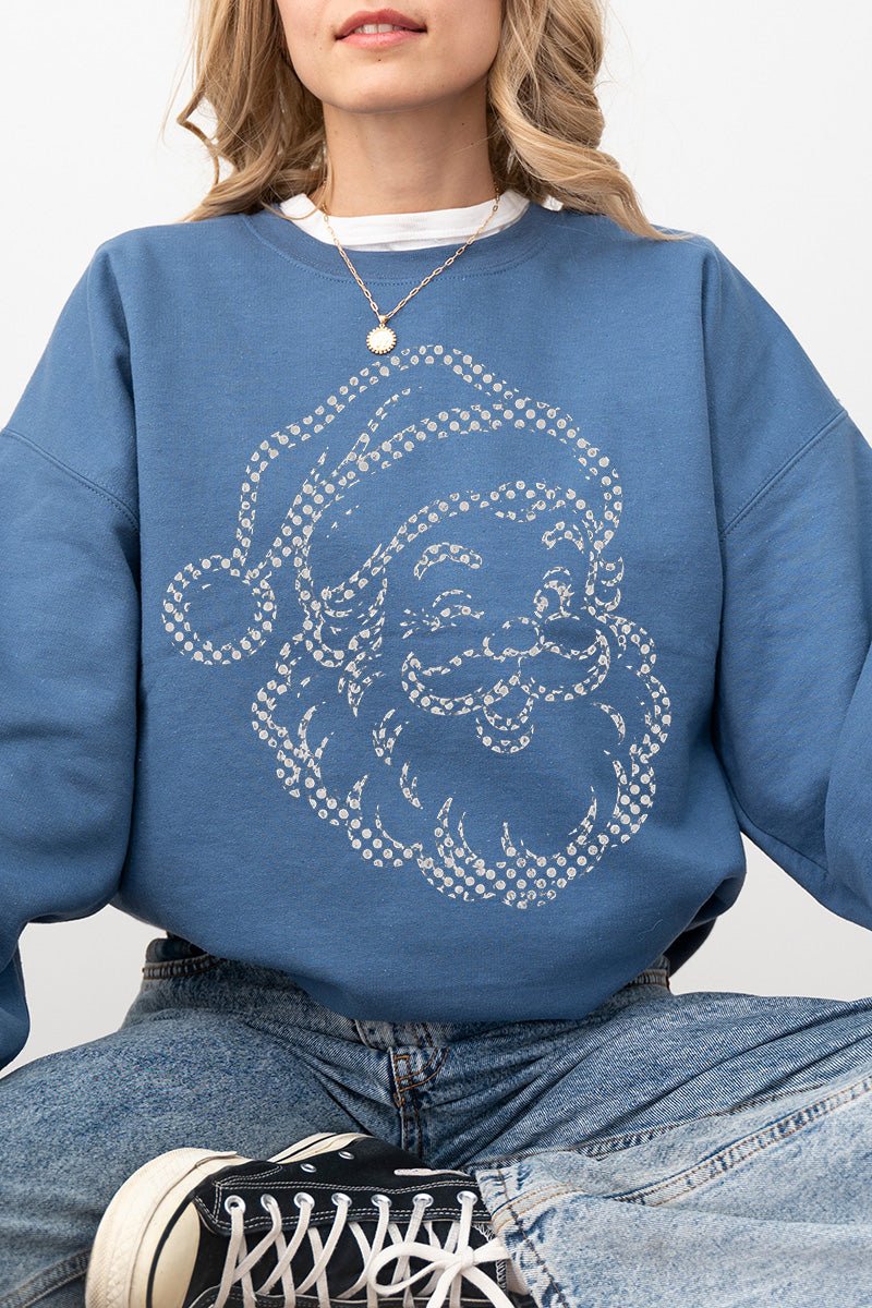 Classic Christmas Santa Heavy Blend Crew Sweatshirt product image 7
