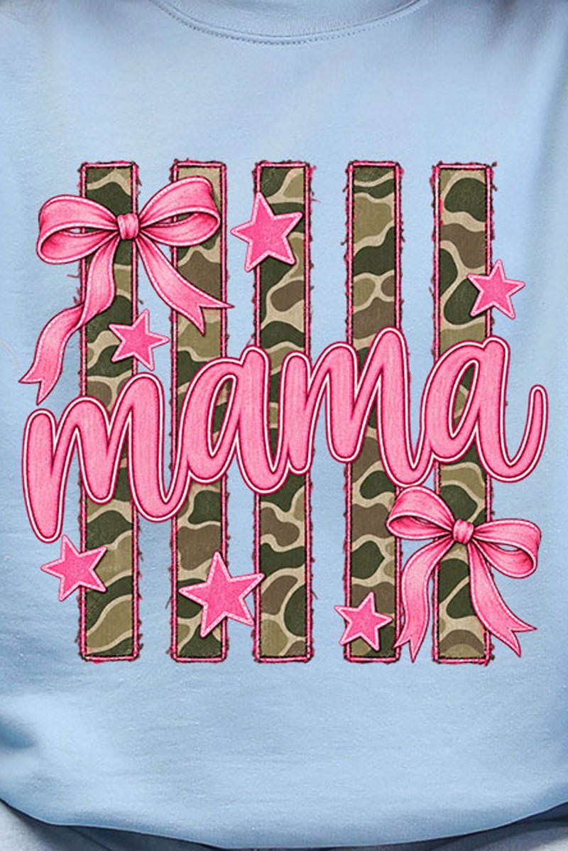 Camo Cutie Mama Heavy Blend Crew Sweatshirt product image 2