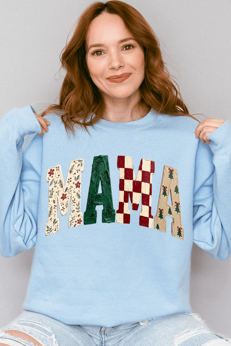 Merry Mama Mix Heavy Blend Crew Sweatshirt product image 7