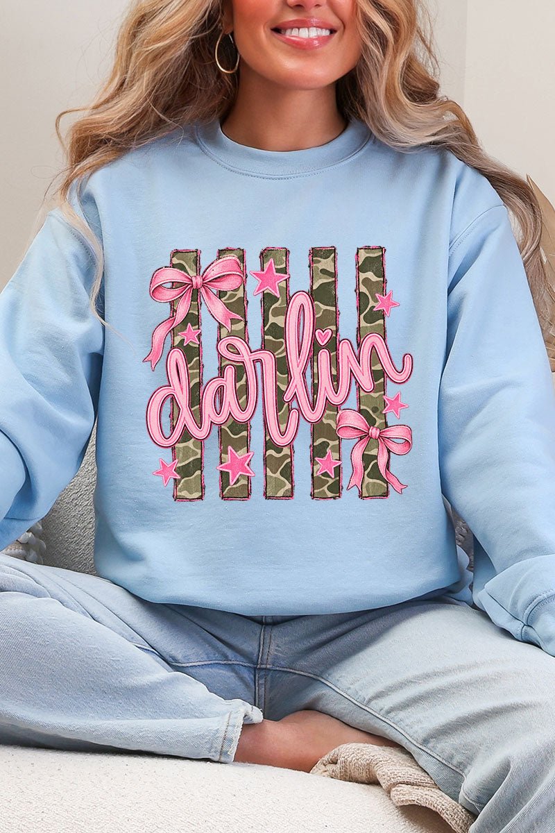 Pink Southern Darlin Heavy Blend Crew Sweatshirt product image 7