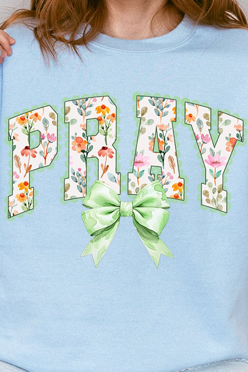Watercolor Petaled Pray Heavy Blend Crew Sweatshirt product image 2