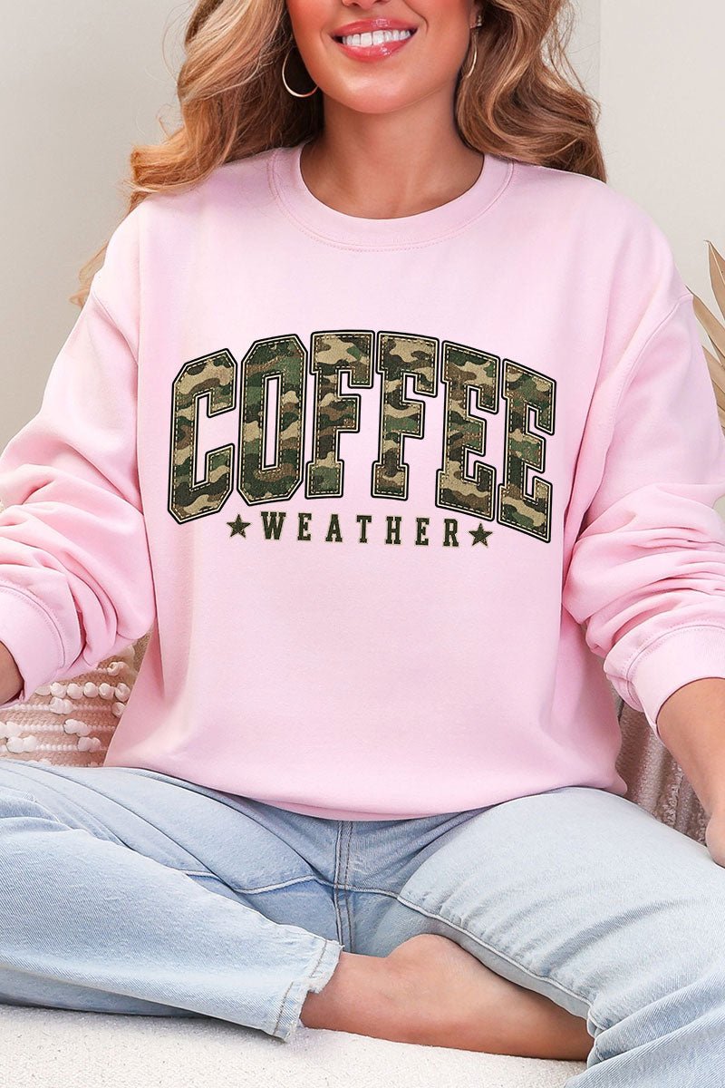 Camo Coffee Weather Heavy Blend Crew Sweatshirt product image 6