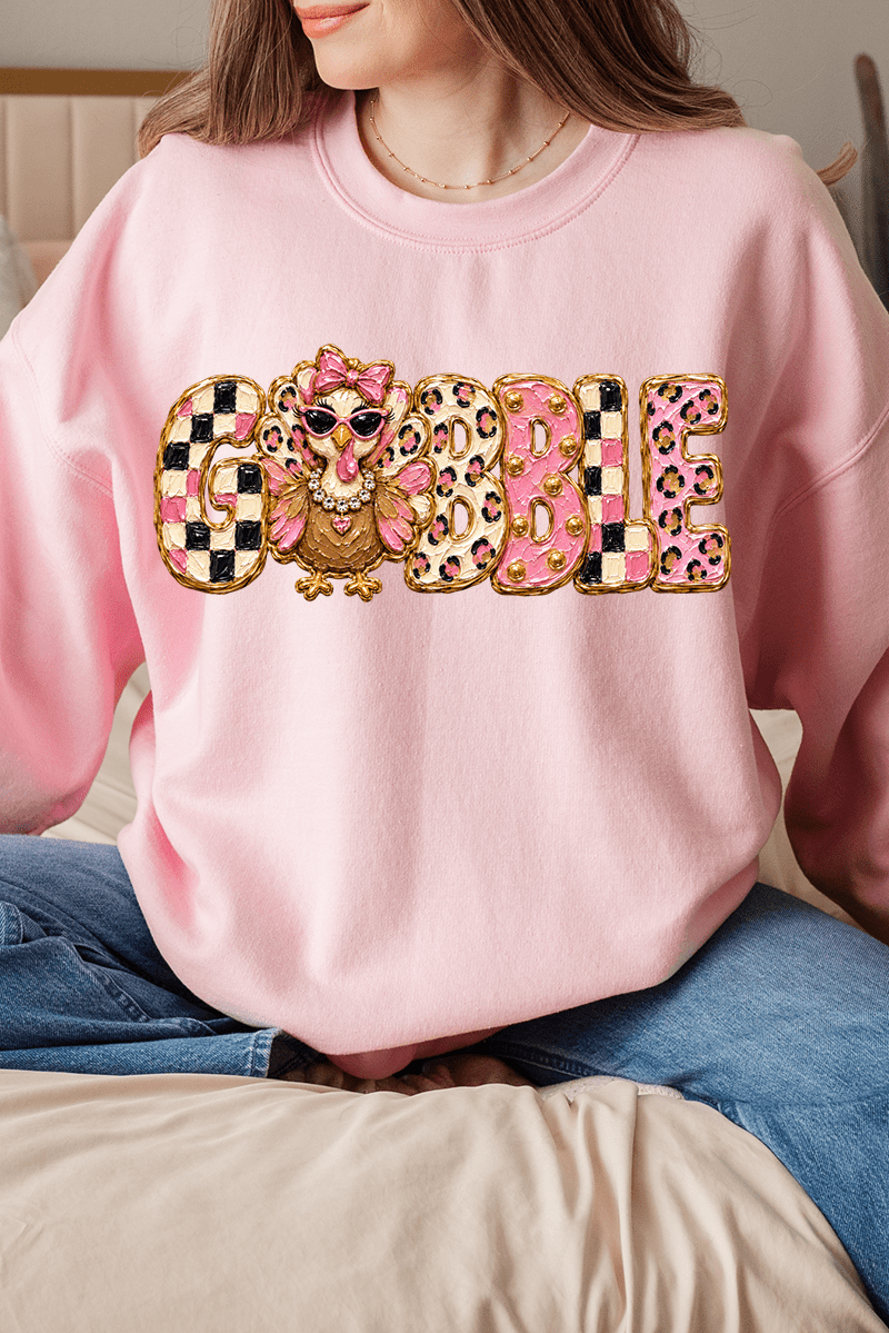 Gobble & Glam Heavy Blend Crew Sweatshirt product image 6