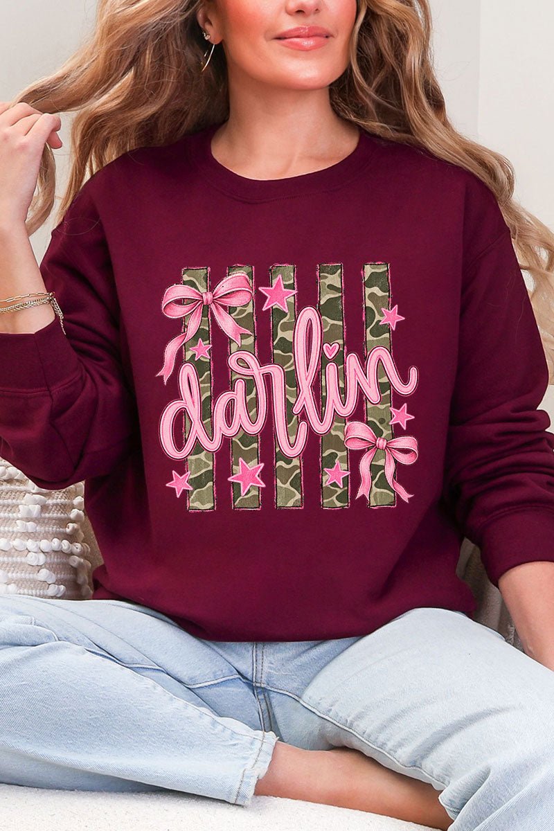 Pink Southern Darlin Heavy Blend Crew Sweatshirt product image 9
