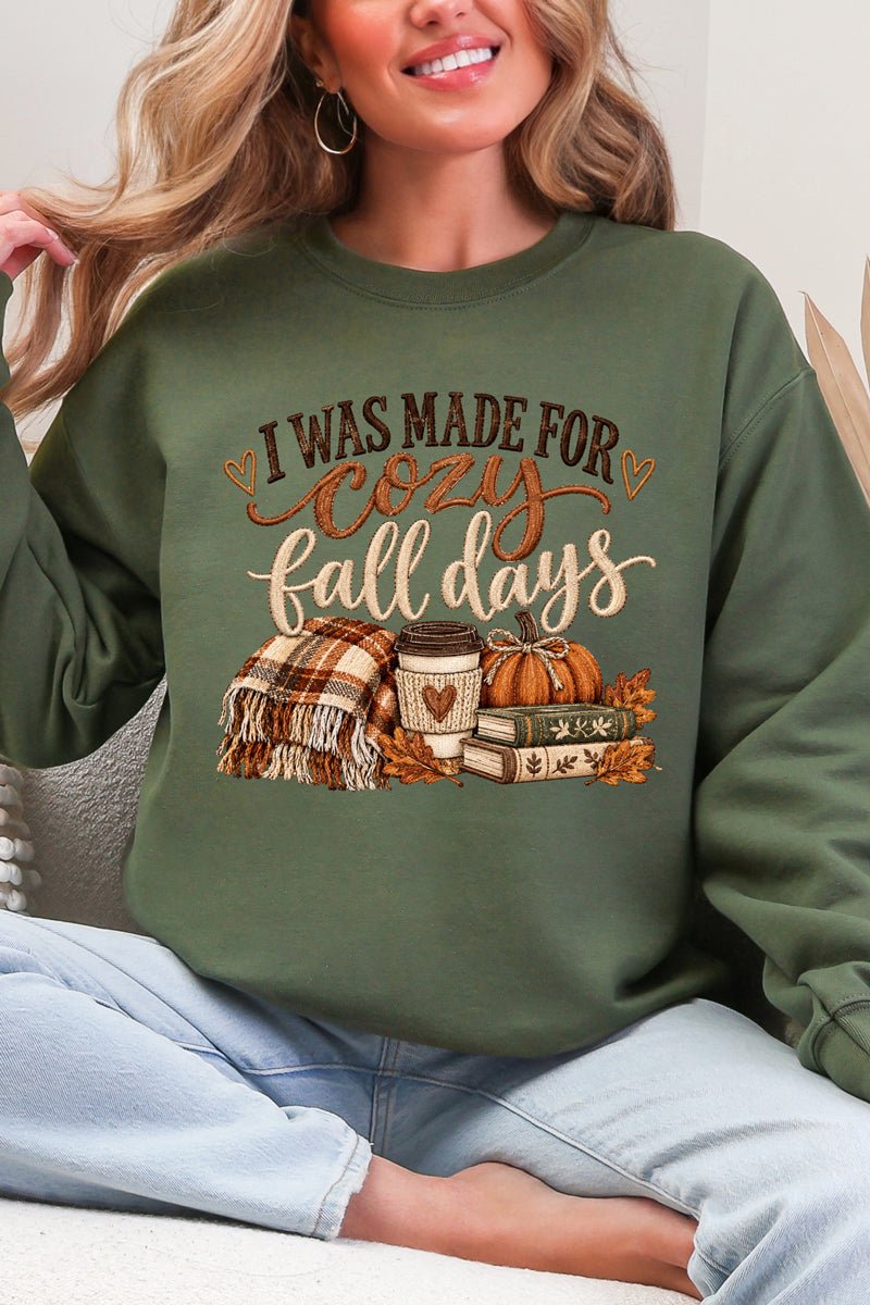 Cozy Fall Essentials Heavy Blend Crew Sweatshirt product image 1