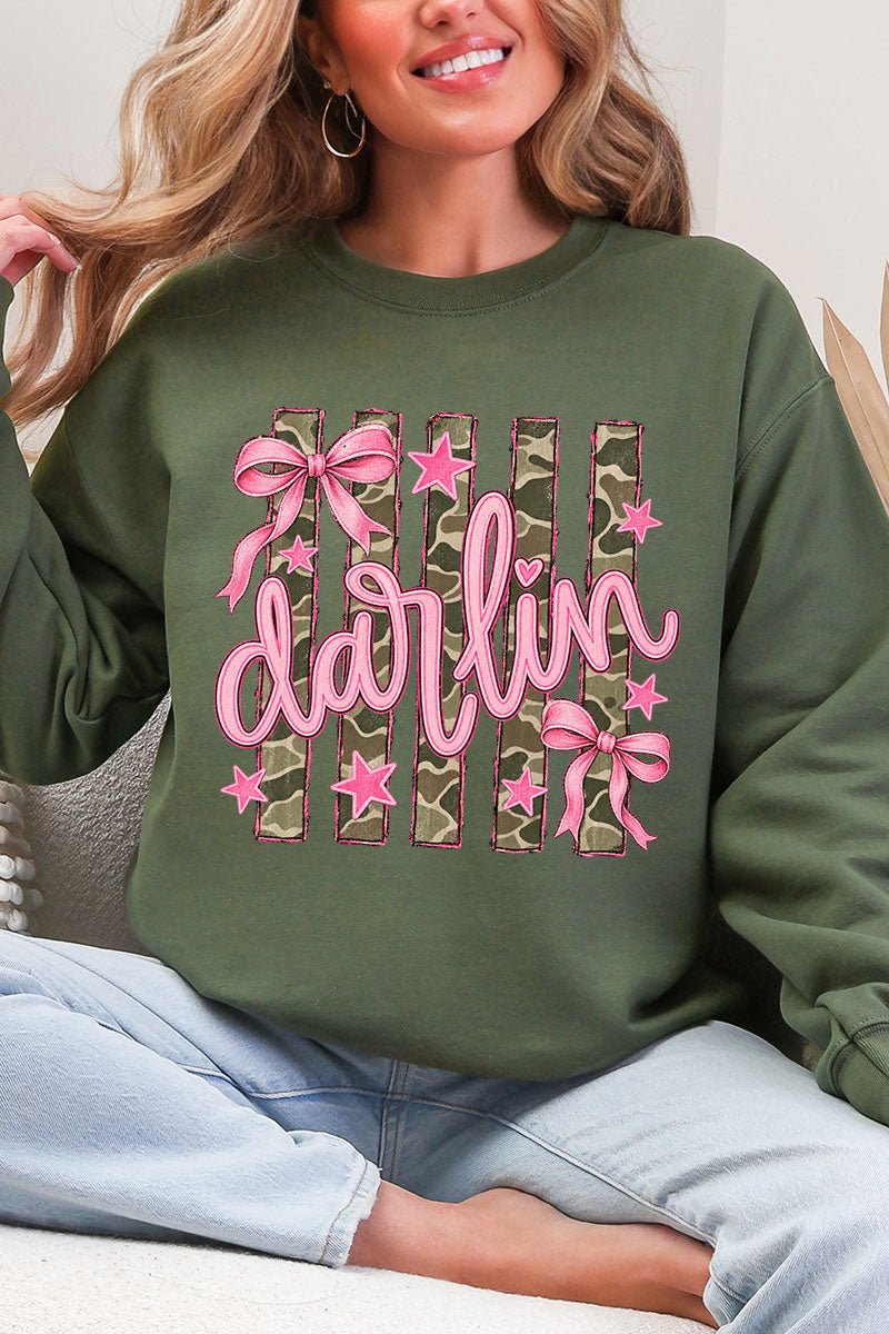Pink Southern Darlin Heavy Blend Crew Sweatshirt product image 10