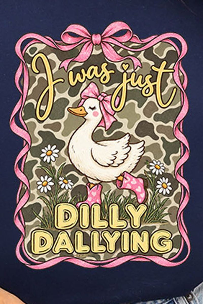 Dilly Dallying Camo Goose Heavy Blend Crew Sweatshirt product image 2