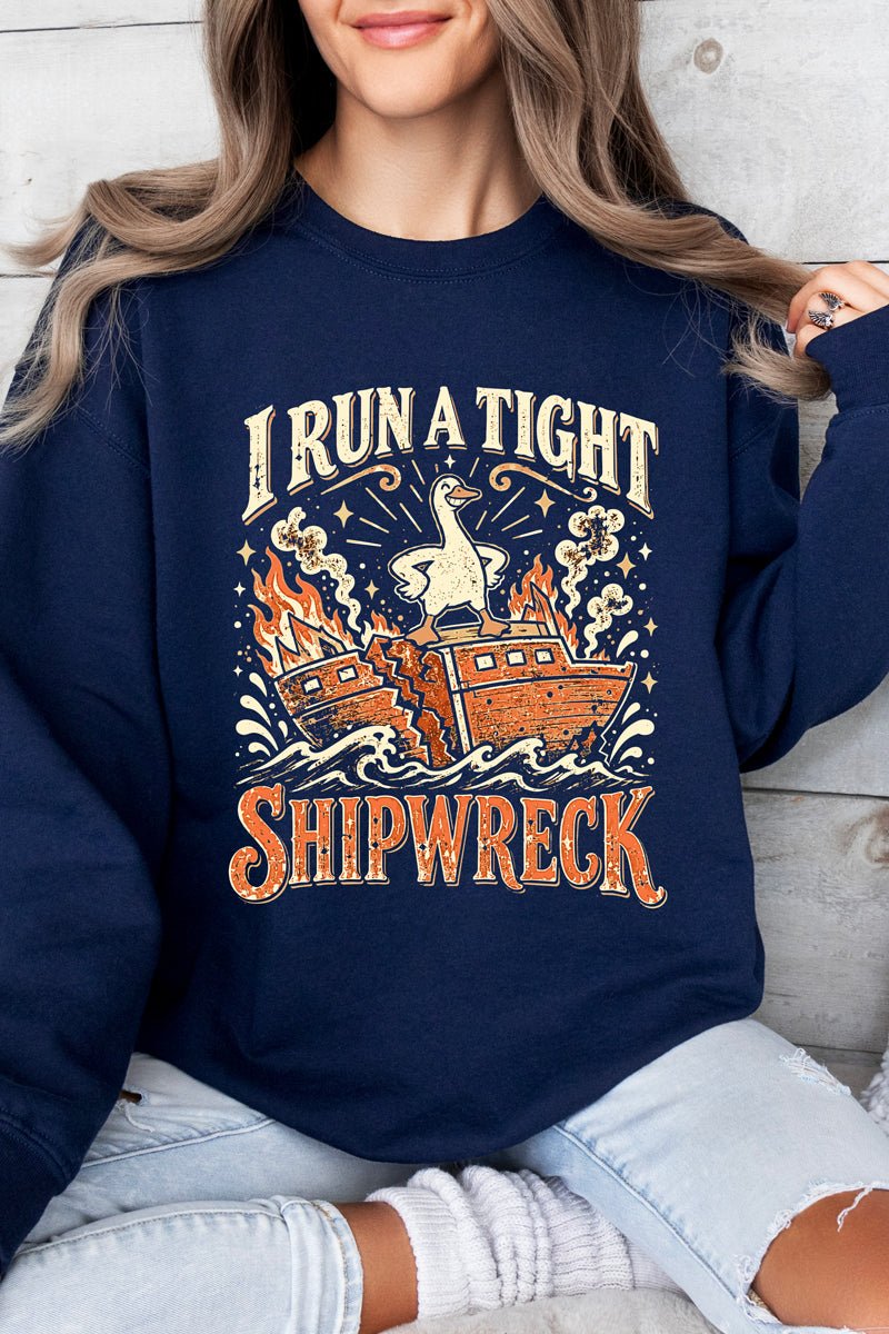Tight Shipwreck Goose Heavy Blend Crew Sweatshirt product image 6