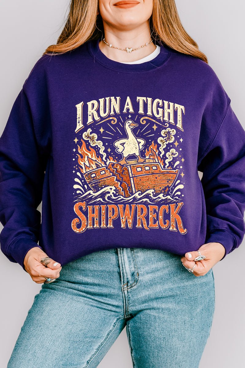 Tight Shipwreck Goose Heavy Blend Crew Sweatshirt product image 7