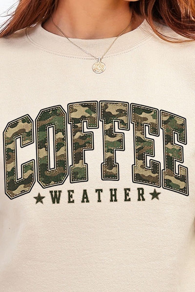 Camo Coffee Weather Heavy Blend Crew Sweatshirt product image 2