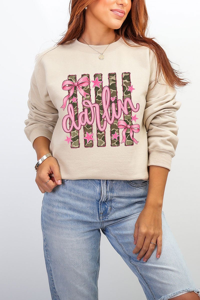 Pink Southern Darlin Heavy Blend Crew Sweatshirt product image 12