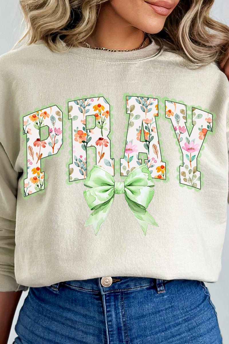 Watercolor Petaled Pray Heavy Blend Crew Sweatshirt product image 8