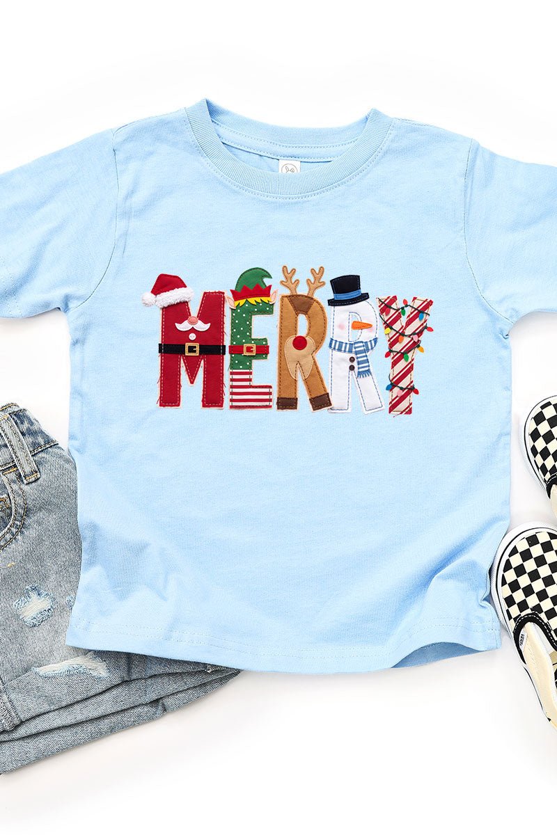 Toddler Christmas Characters Merry Fine Jersey Tee product image 4