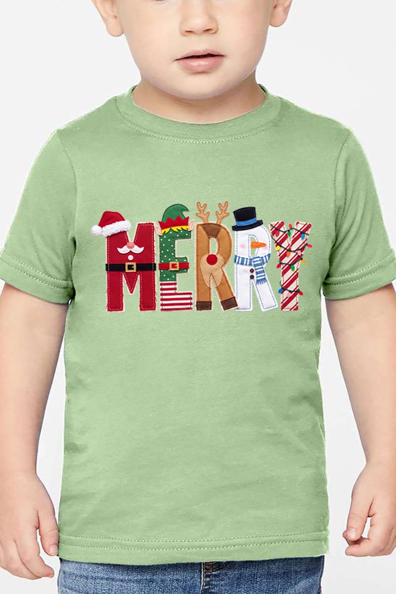 Toddler Christmas Characters Merry Fine Jersey Tee product image 6