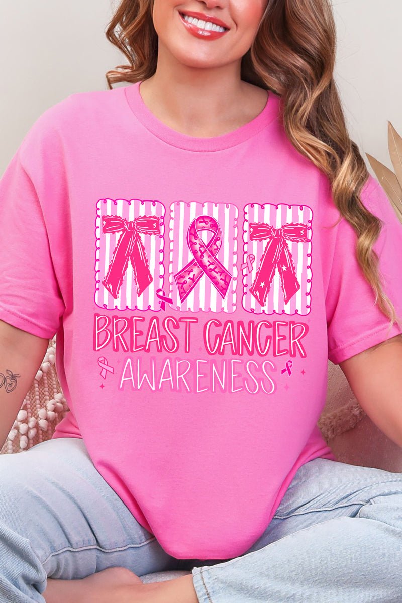 Pretty in Pink Awareness Short Sleeve Relaxed Fit T-Shirt product image 3