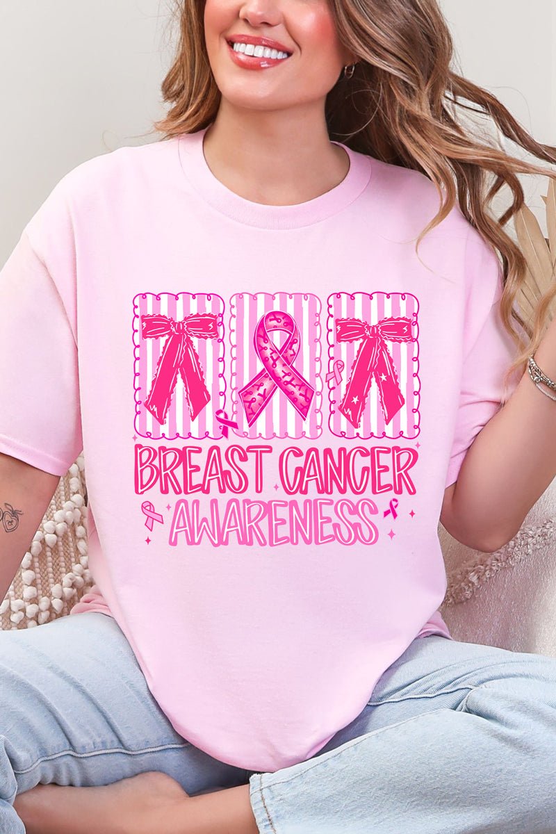 Pretty in Pink Awareness Short Sleeve Relaxed Fit T-Shirt product image 1
