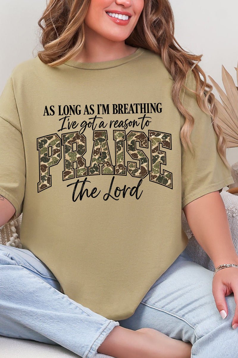 Camo Praise Short Sleeve Relaxed Fit T-Shirt product image 1