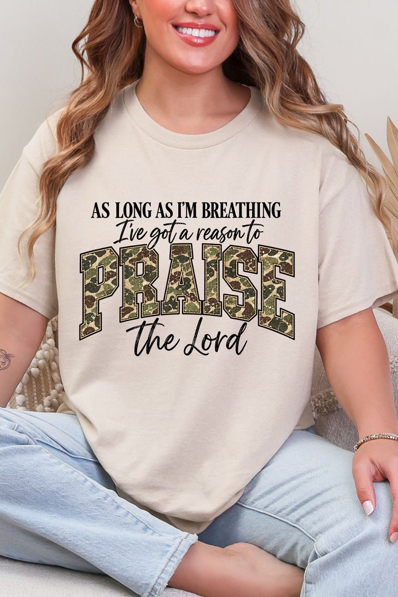 Camo Praise Short Sleeve Relaxed Fit T-Shirt product image 9