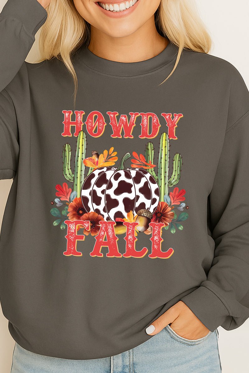 Desert Howdy Fall Heavy Cotton Long Sleeve Adult T-Shirt product image 5
