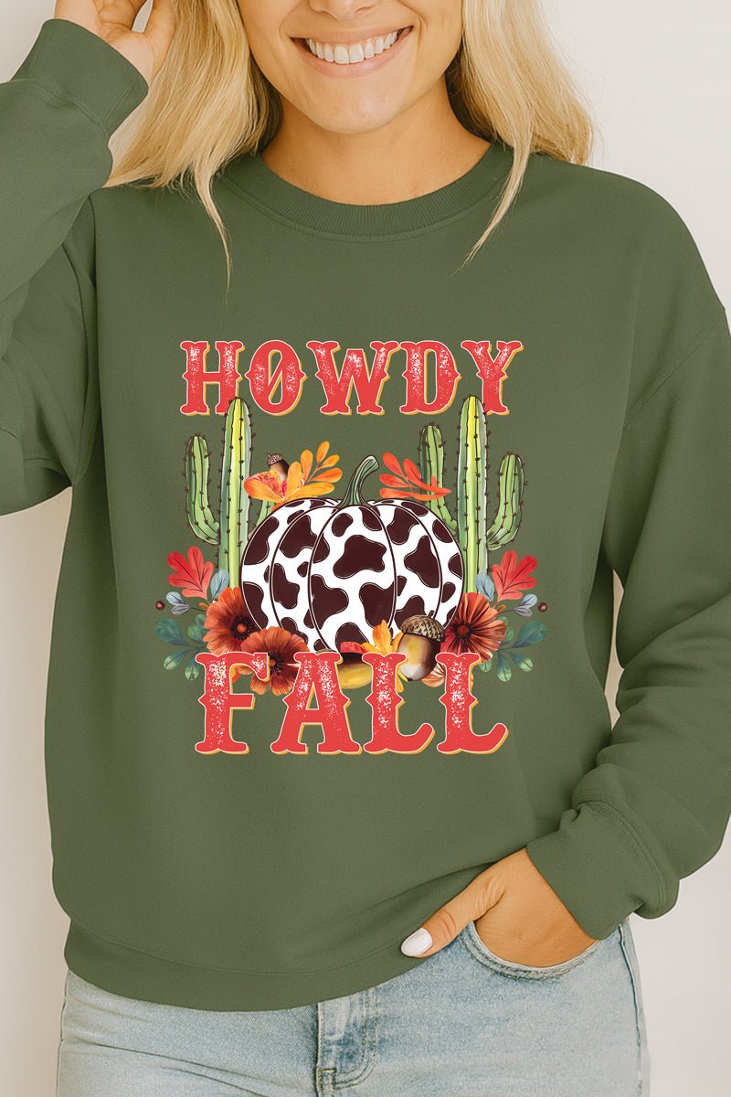 Desert Howdy Fall Heavy Cotton Long Sleeve Adult T-Shirt product image 1
