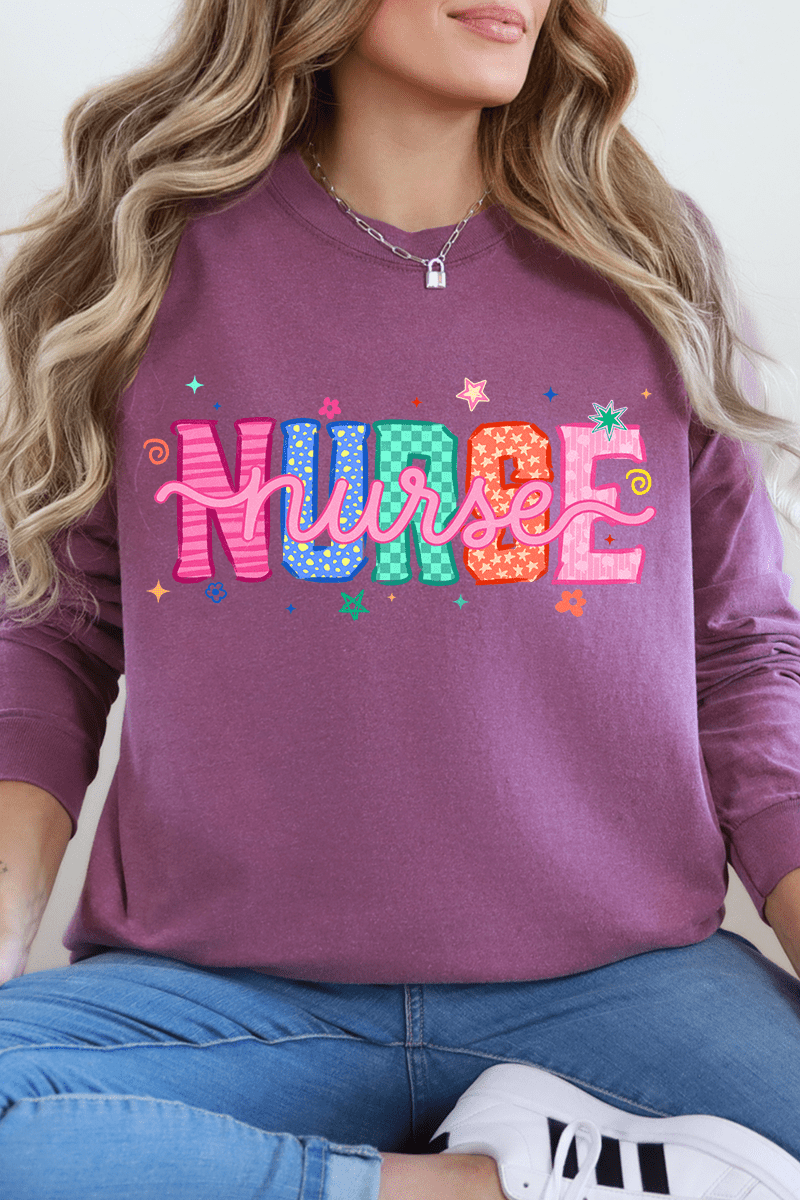 Nurse Energy Comfort Colors Heavyweight Long T-Shirt product image 3