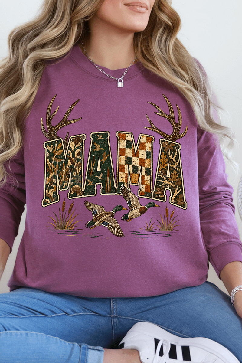 Woodland Mama Comfort Colors Heavyweight Long T-Shirt product image 3