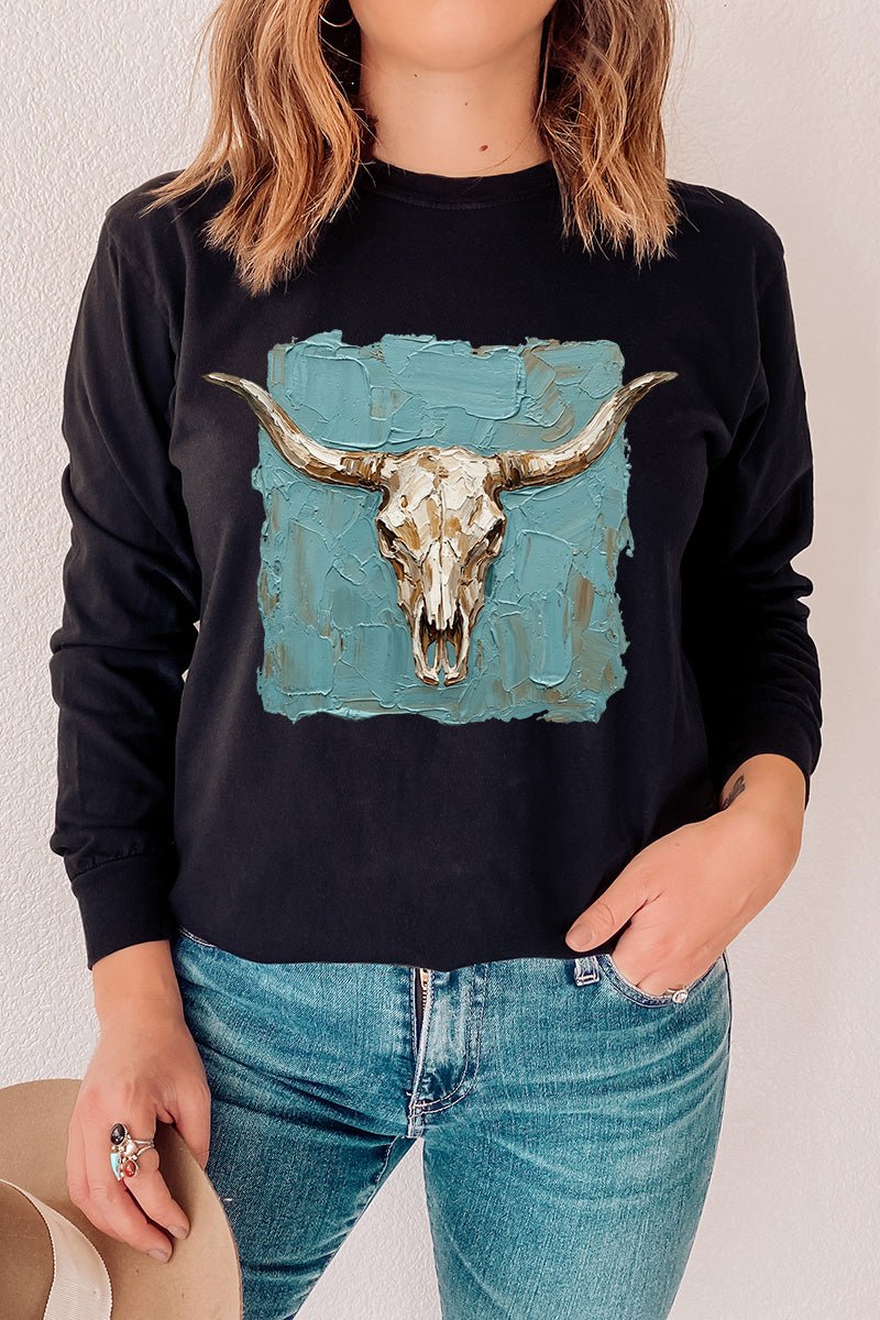Longhorn Gallery Comfort Colors Heavyweight Long T-Shirt product image 3
