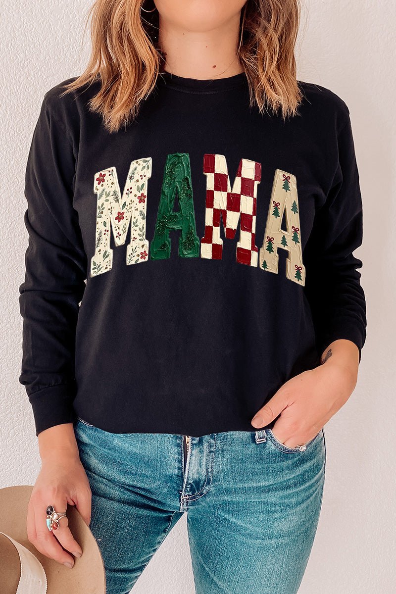 Merry Mama Mix Comfort Colors Heavyweight Long T-Shirt product image 3