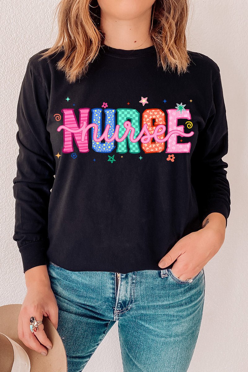 Nurse Energy Comfort Colors Heavyweight Long T-Shirt product image 4