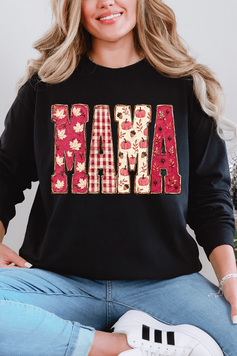 Pink Maplewood Mama Comfort Colors Heavyweight Long T-Shirt product image 3