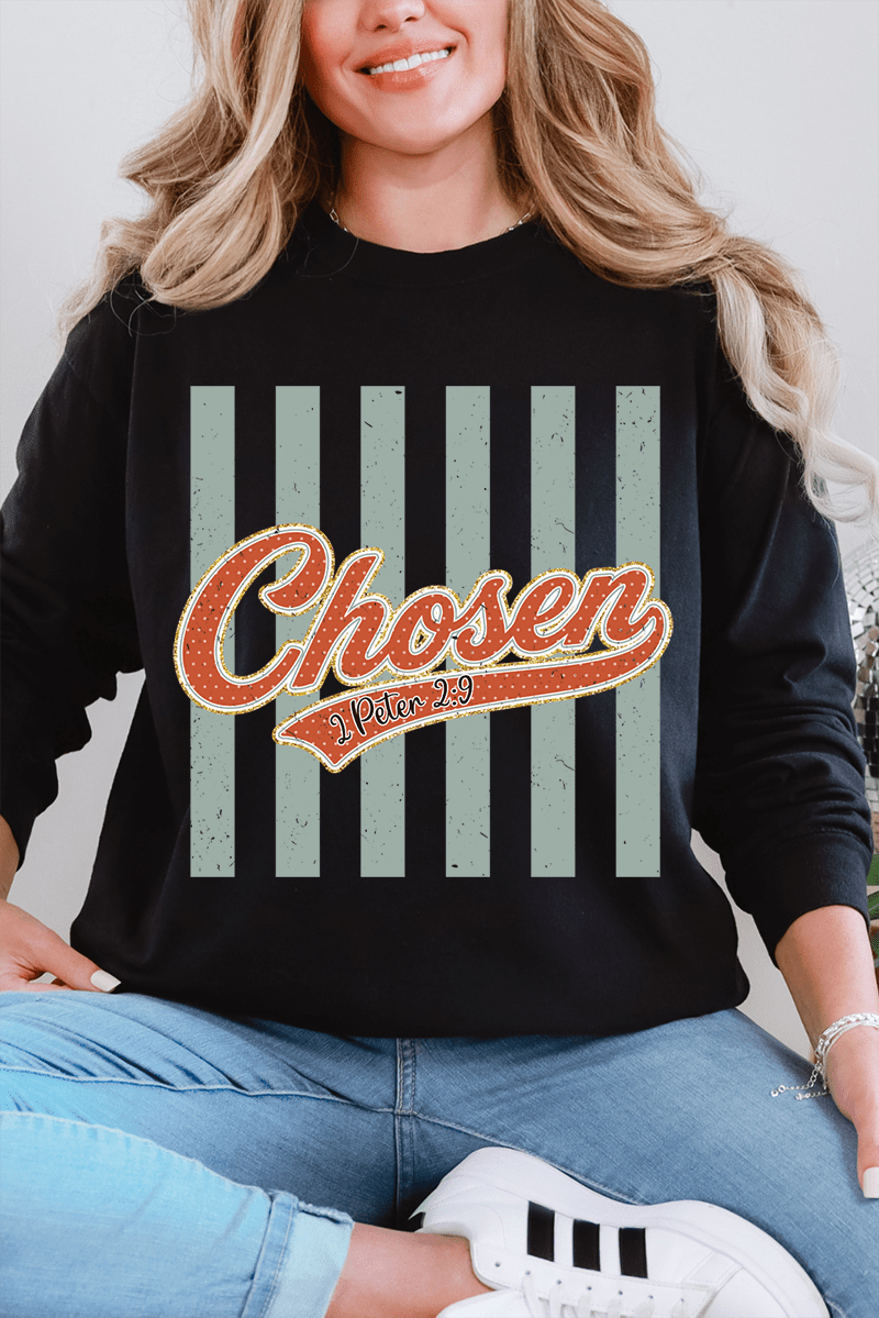 Team Chosen Comfort Colors Heavyweight Long T-Shirt product image 3