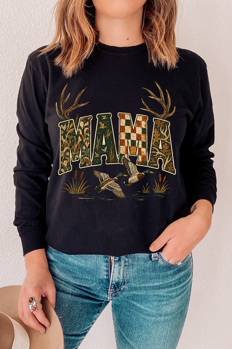 Woodland Mama Comfort Colors Heavyweight Long T-Shirt product image 4